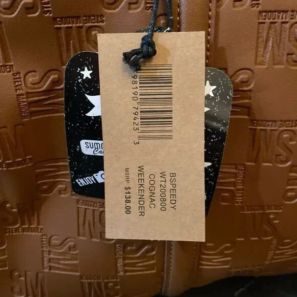 Steve Madden Weekender Duffle Bag WT200800 10x14x21" NWT - Picture 13 of 13